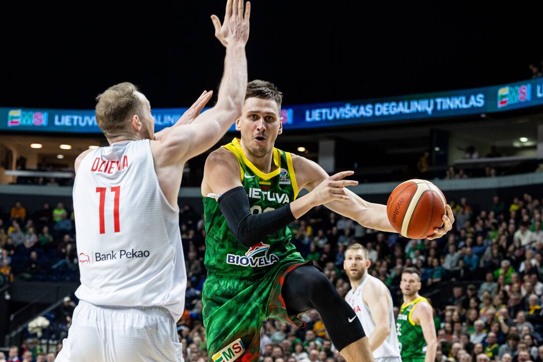 Europos krepšinio čempionato atranka: Lietuva – Lenkija 83:64