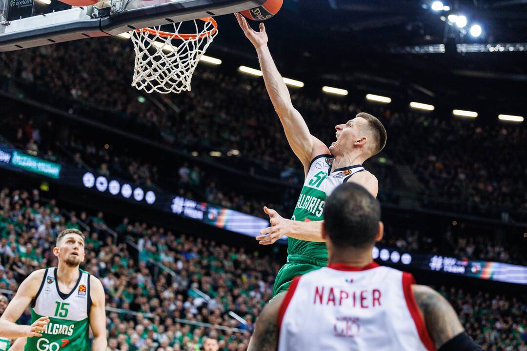 Eurolyga: Kauno „Žalgiris“ – Milano „EA7 Emporio Armani“ 87:73