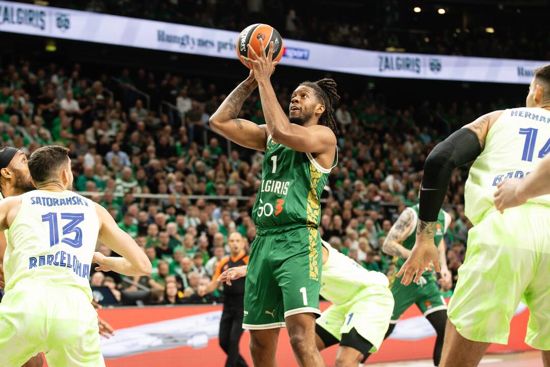 Eurolyga: Kauno „Žalgiris“ – „Barcelona“ 74:67