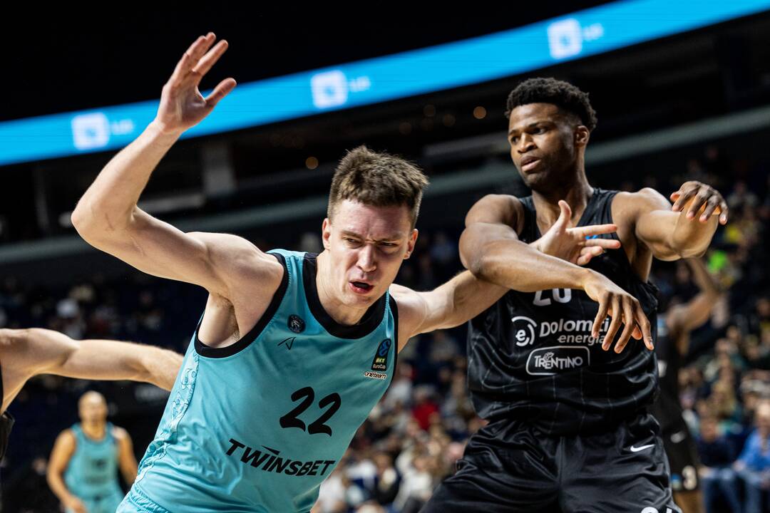 Europos taurė: Vilniaus „Wolves-Twinsbet“ – Trento „Dolomiti Energia“ 88:83