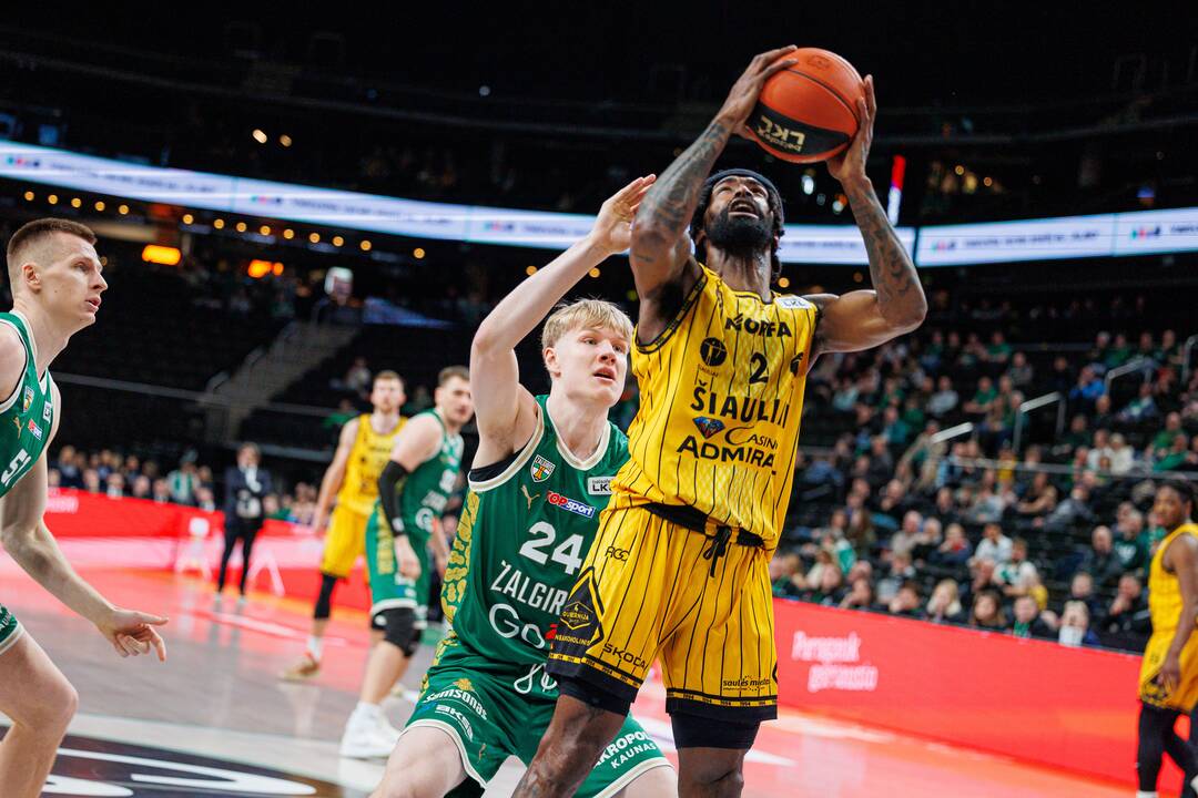 „Betsafe-LKL“: Kauno „Žalgiris“ – „Šiauliai-Casino Admiral“ 98:56