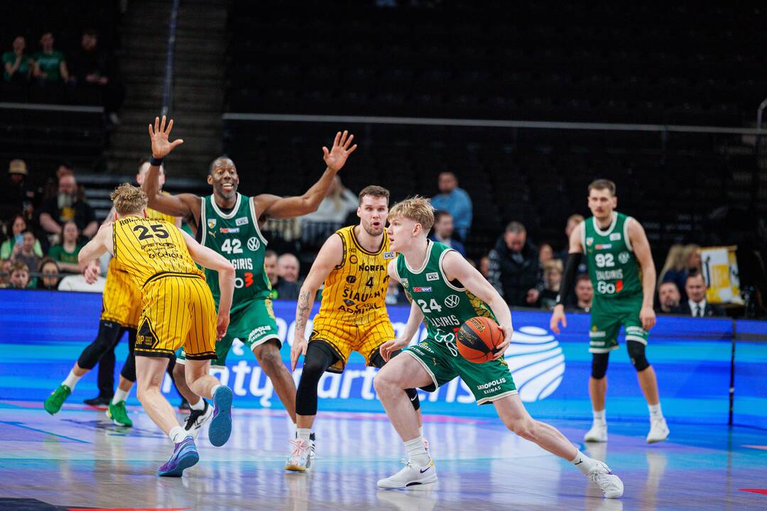 „Betsafe-LKL“: Kauno „Žalgiris“ – „Šiauliai-Casino Admiral“ 98:56