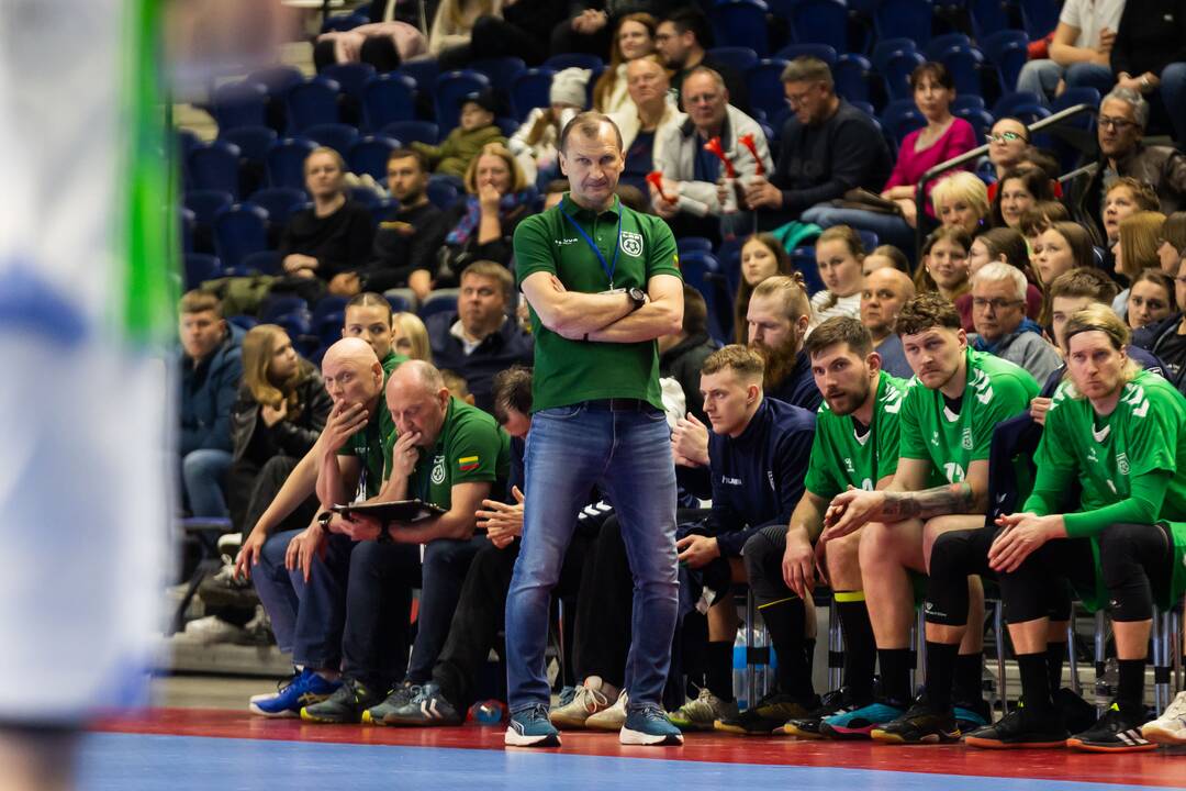 Europos rankinio čempionato atranka: Lietuva – Slovėnija 28:31
