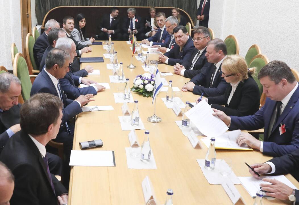 Izraelio premjero B. Netanyahu vizitas Lietuvoje