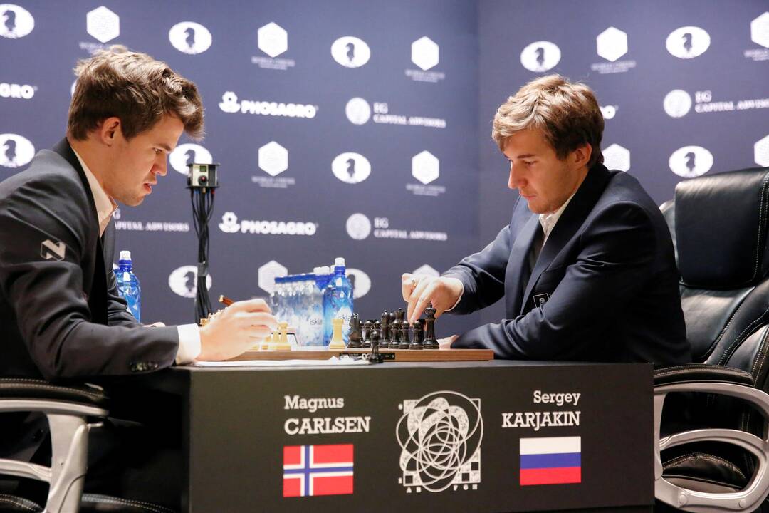 Magnusas Carlsenas ir Sergejus Kariakinas