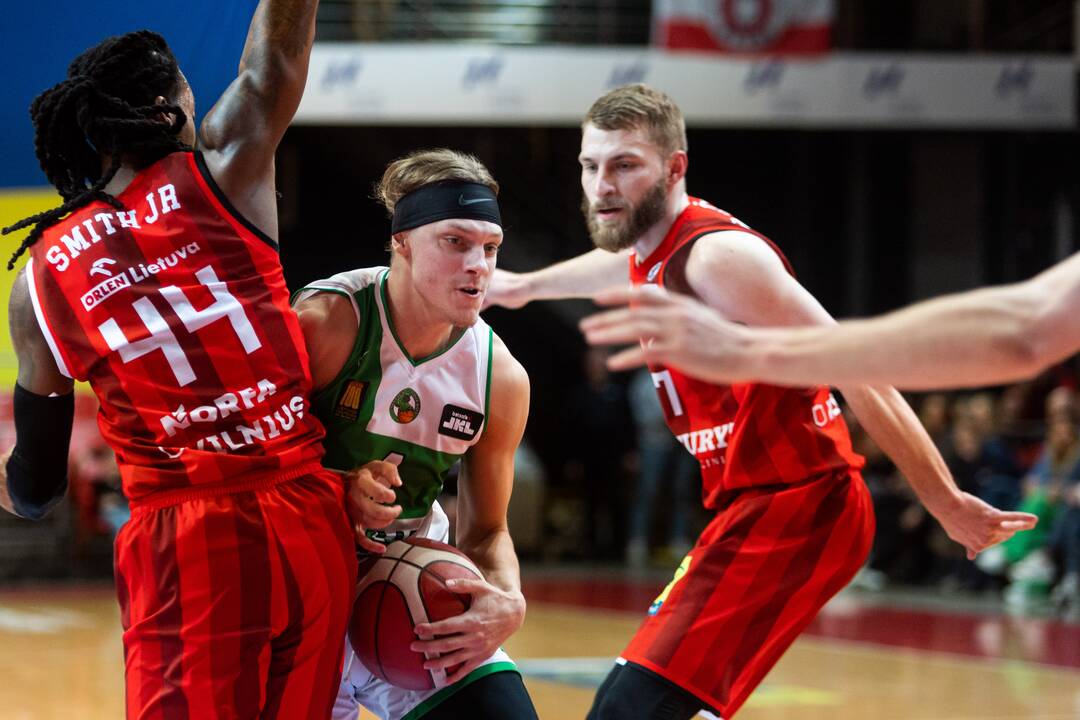 LKL ketvirtfinalis: Vilniaus „Rytas“ – Alytaus „Dzūkija“ 87:59