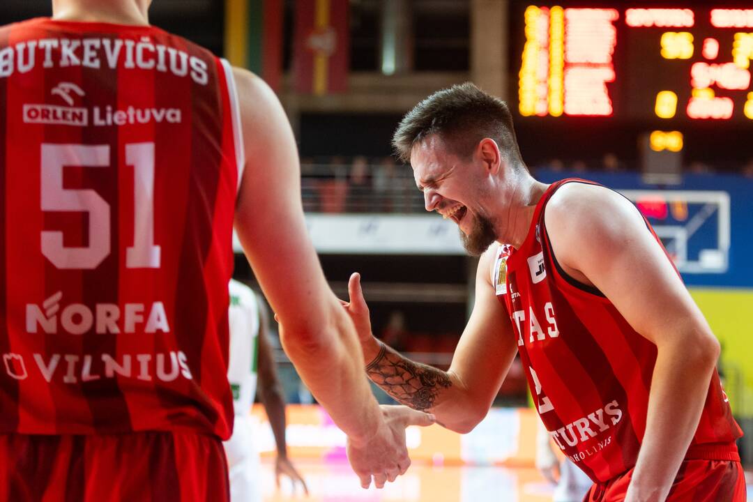 LKL ketvirtfinalis: Vilniaus „Rytas“ – Alytaus „Dzūkija“ 87:59