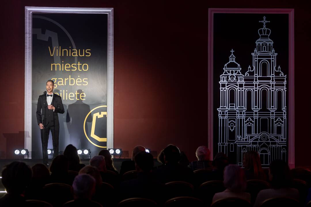 Vilniaus miesto garbės pilietės vardo suteikimo rašytojai K. Sabaliauskaitei ceremonija