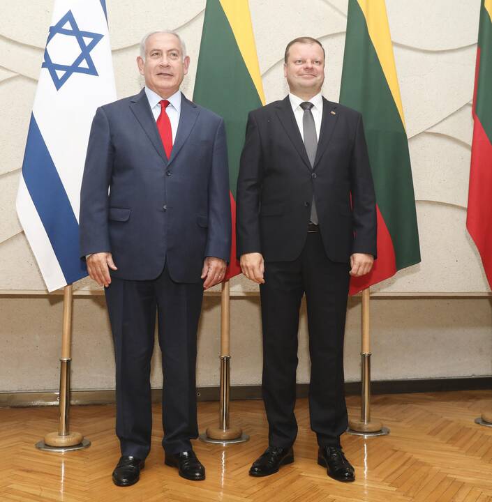 Izraelio premjero B. Netanyahu vizitas Lietuvoje
