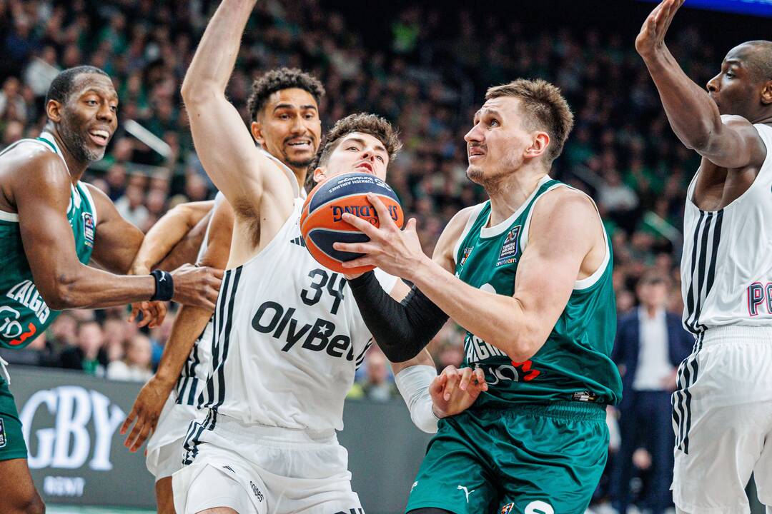 Eurolyga: Kauno „Žalgiris“ – Paryžiaus „Paris Basketball“ 83:81
