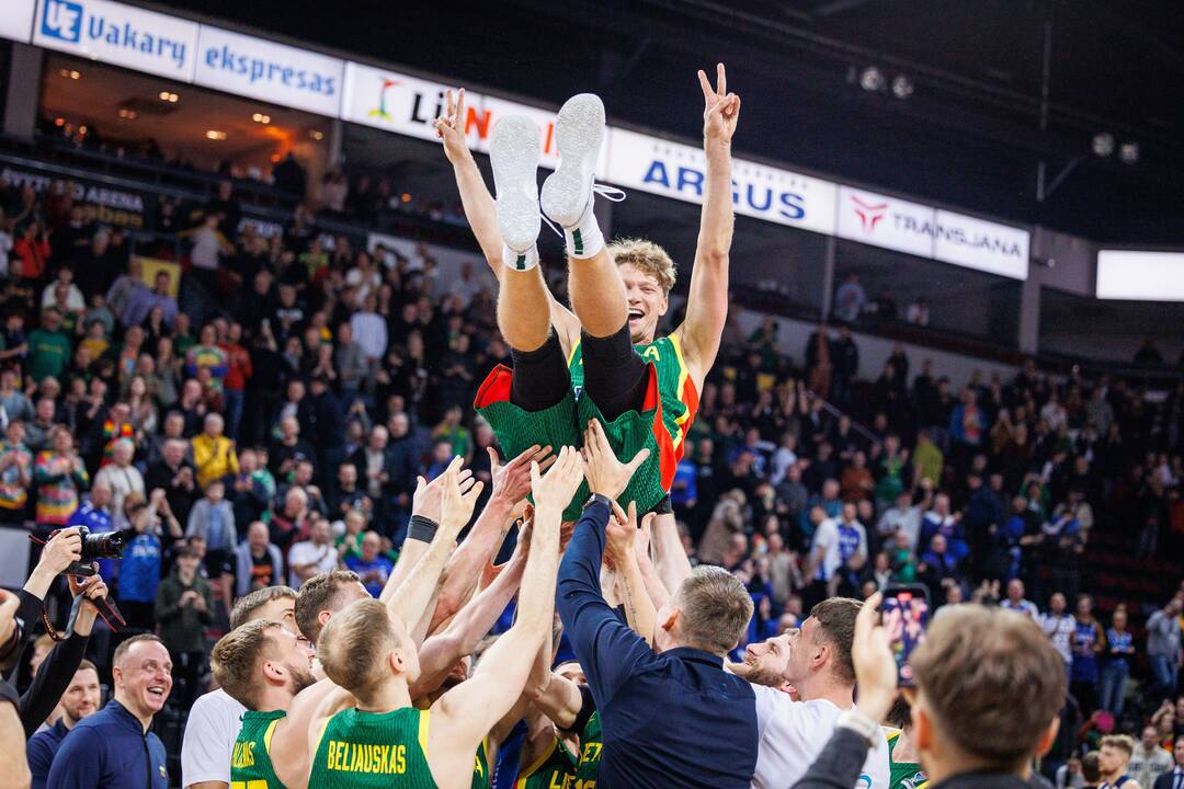 Europos vyrų krepšinio čempionato atranka: Lietuva – Estija 82:75