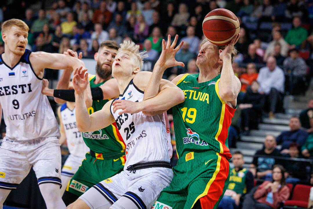 Europos vyrų krepšinio čempionato atranka: Lietuva – Estija 82:75