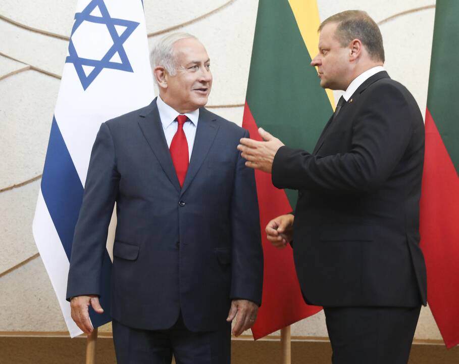 Izraelio premjero B. Netanyahu vizitas Lietuvoje