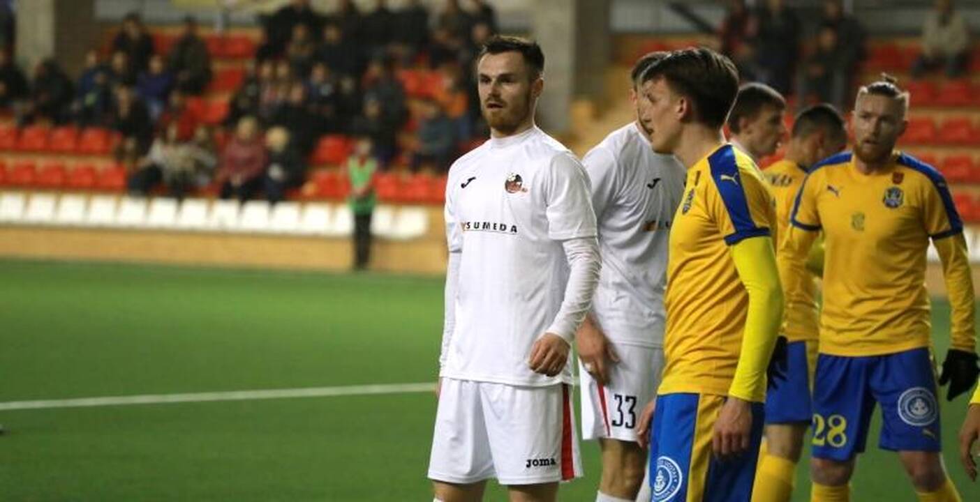 Gražus futbolo spektaklis tarp „Sūduvos“ ir „Atlanto“ baigėsi be įvarčių
