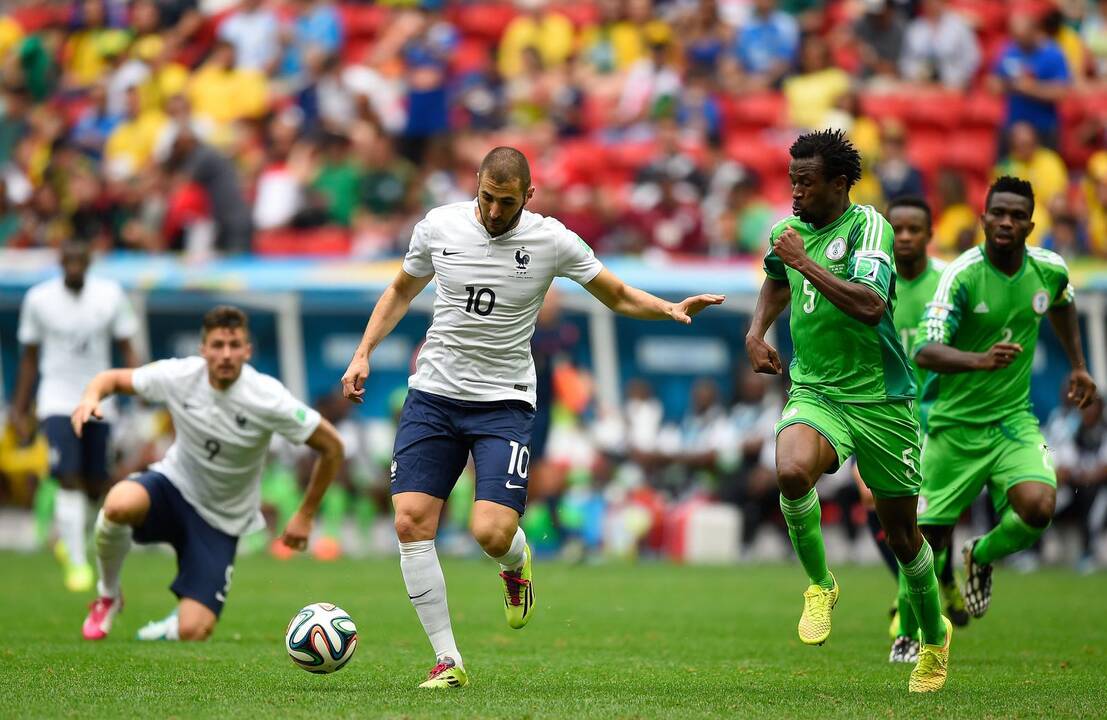 Pasaulio futbolo čempionatas: Prancūzija - Nigerija