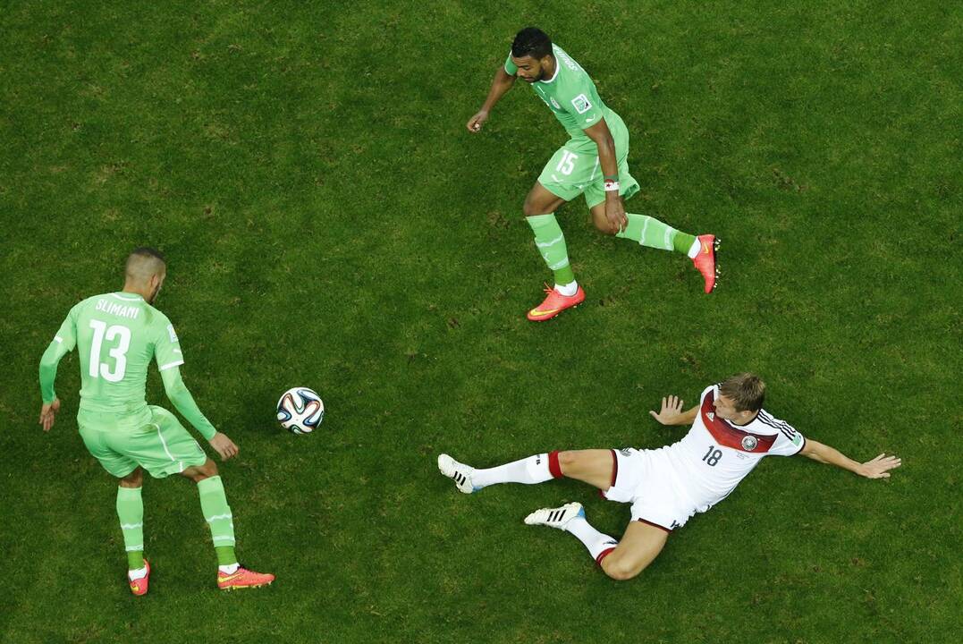 Pasaulio futbolo čempionatas: Vokietija - Alžyras