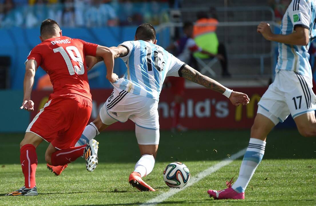 Pasaulio futbolo čempionatas: Argentina - Šveicarija