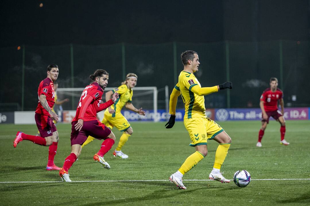 Pasaulio futbolo čempionato atranka: Lietuva – Šveicarija 0:4