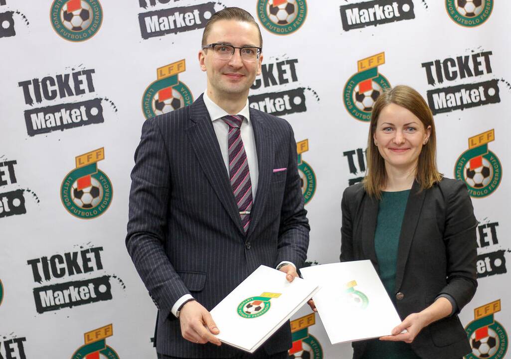 "Ticket Market“ tapo oficialiu Lietuvos futbolo rinktinių bilietų platinimo partneriu