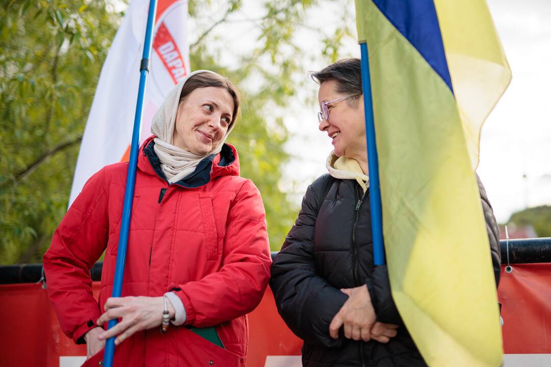 Protestas prieš karą Ukrainoje ir agresiją Baltarusijoje