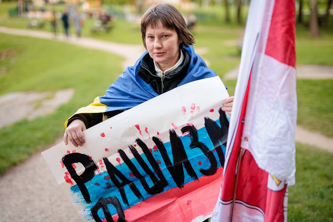 Protestas prieš karą Ukrainoje ir agresiją Baltarusijoje