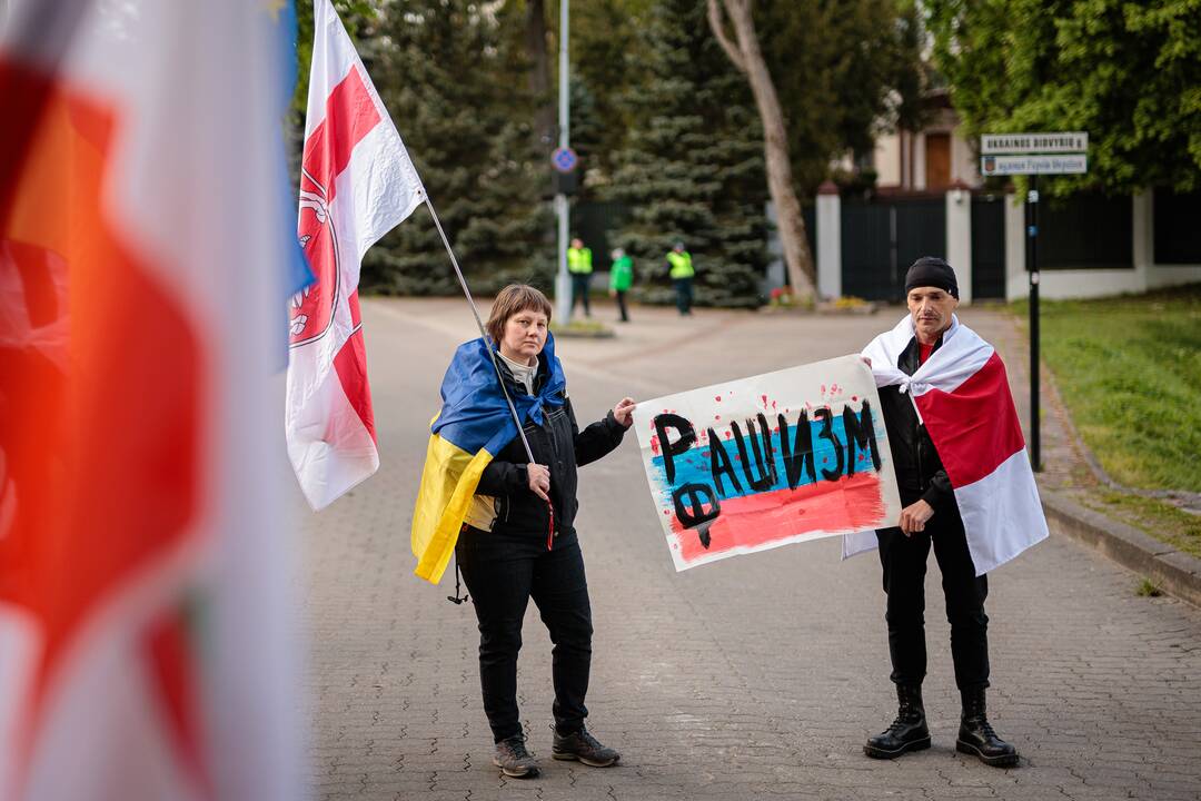 Protestas prieš karą Ukrainoje ir agresiją Baltarusijoje