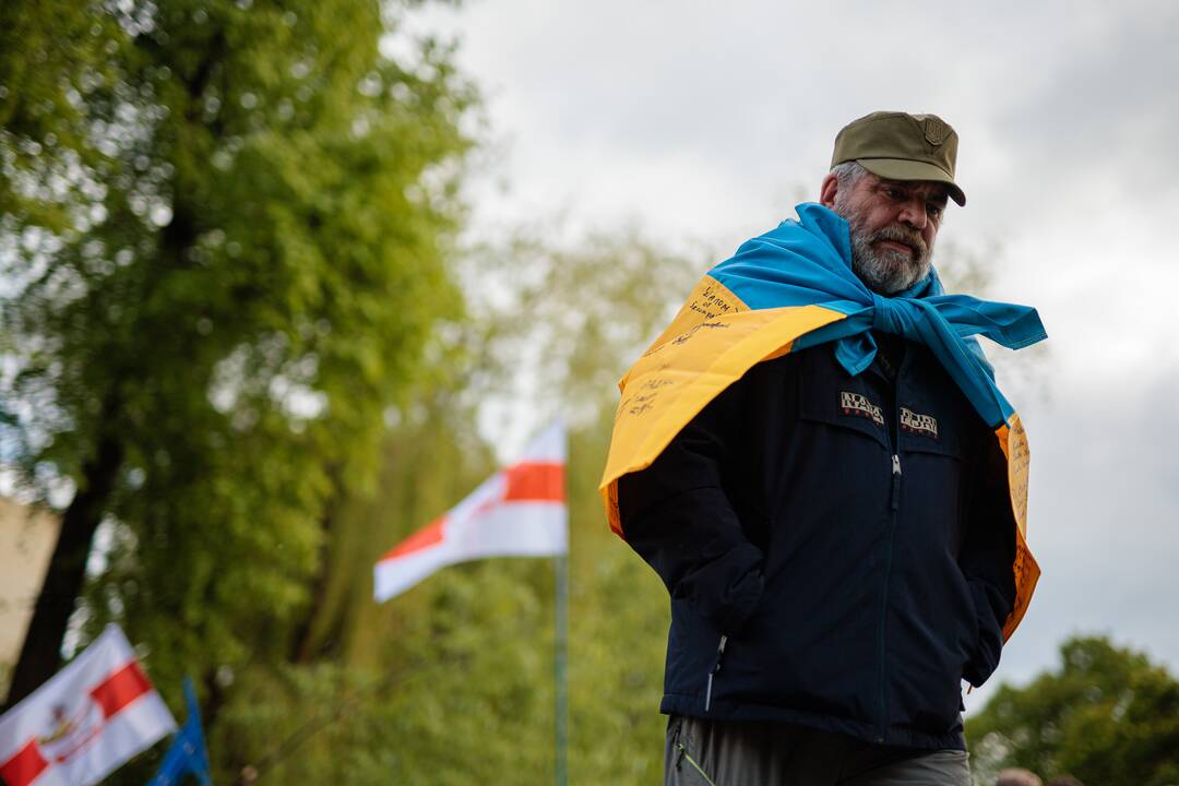 Protestas prieš karą Ukrainoje ir agresiją Baltarusijoje