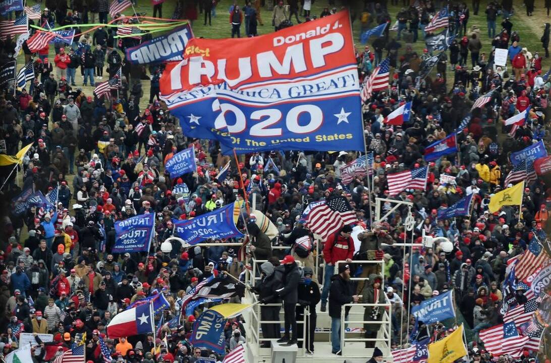 Donaldo Trumpo šalininkų protestas