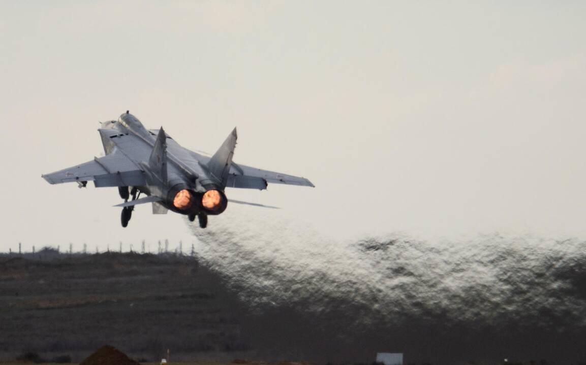 Kazachstane sudužo naikintuvas MiG-31