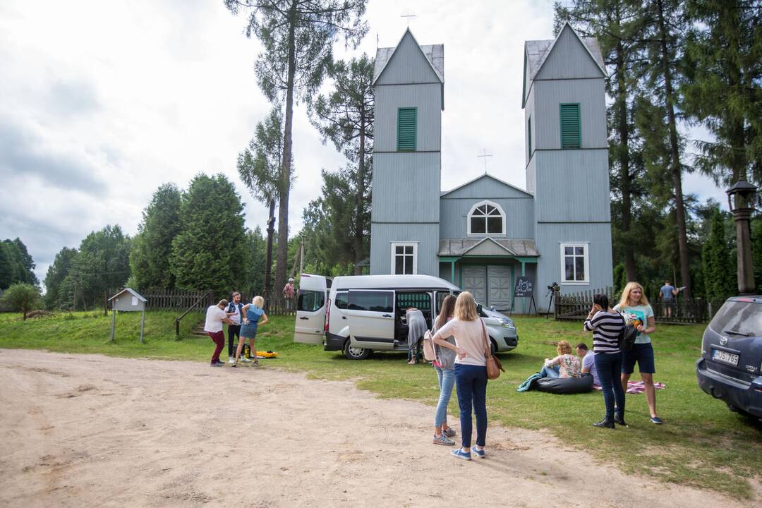 „Bruto ir Neto“ filmavimas Braziūkuose