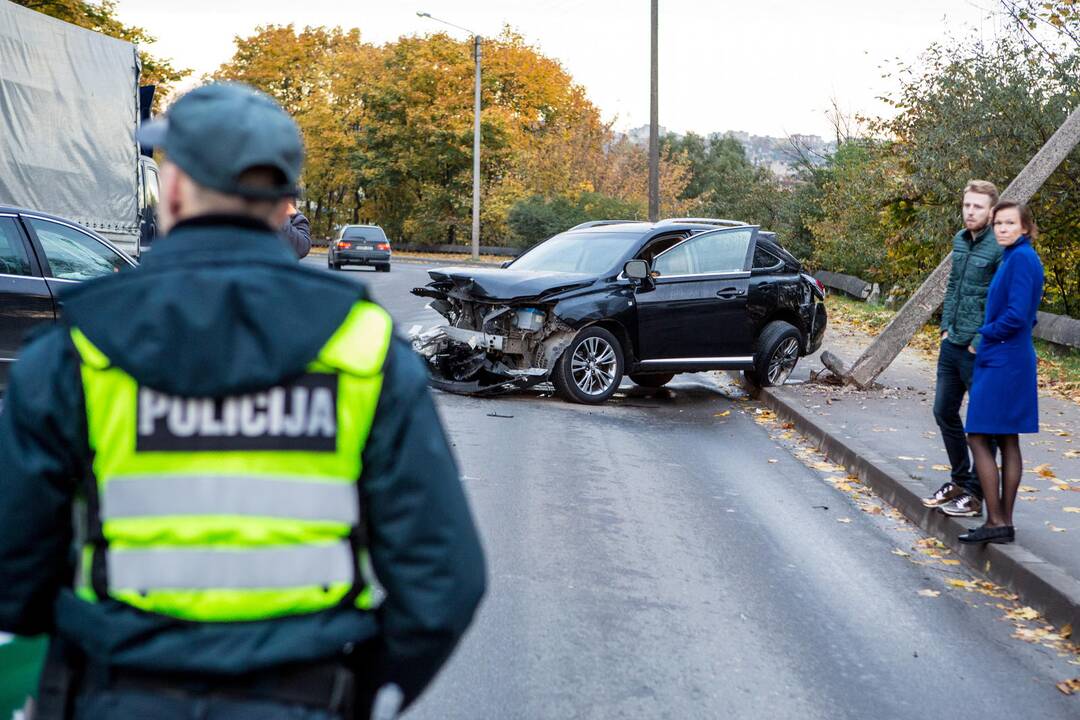 Masinė avarija Veiverių g.