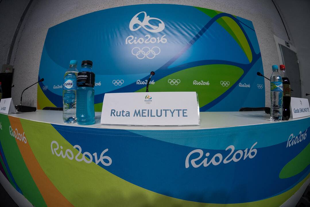 R. Meilutytės spaudos konferencija