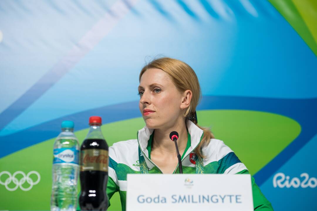 R. Meilutytės spaudos konferencija