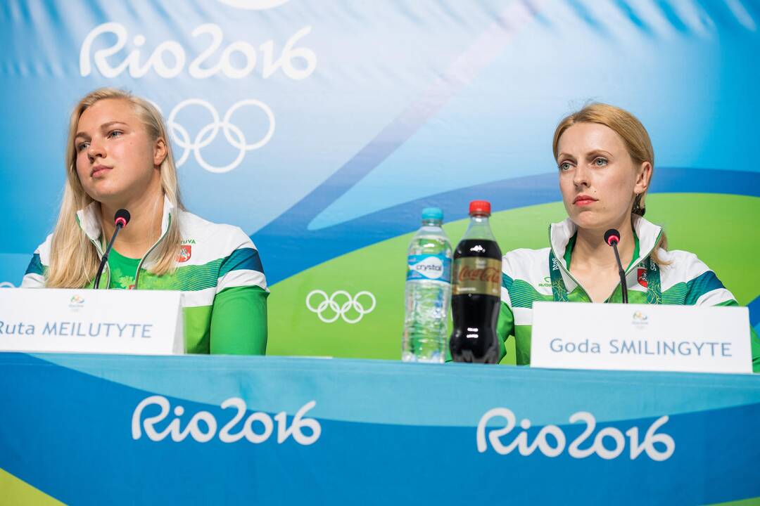 R. Meilutytės spaudos konferencija