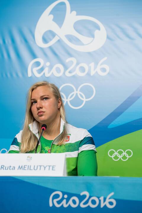 R. Meilutytės spaudos konferencija