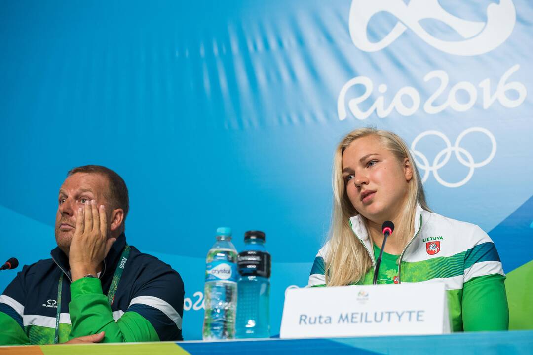 R. Meilutytės spaudos konferencija