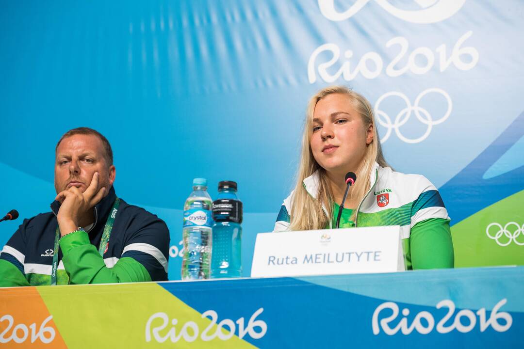 R. Meilutytės spaudos konferencija