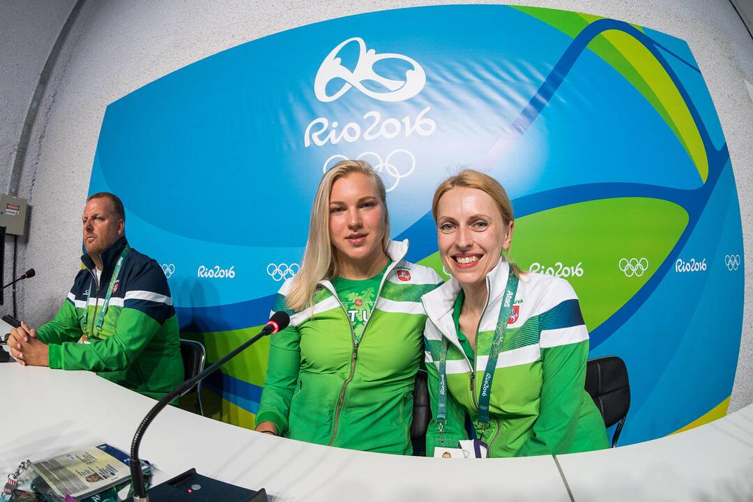 R. Meilutytės spaudos konferencija
