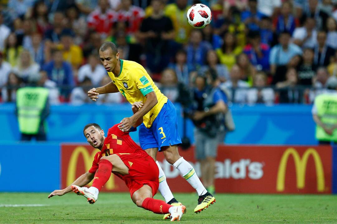 Pasaulio futbolo čempionato ketvirtfinalis: Belgija – Brazilija 2:1