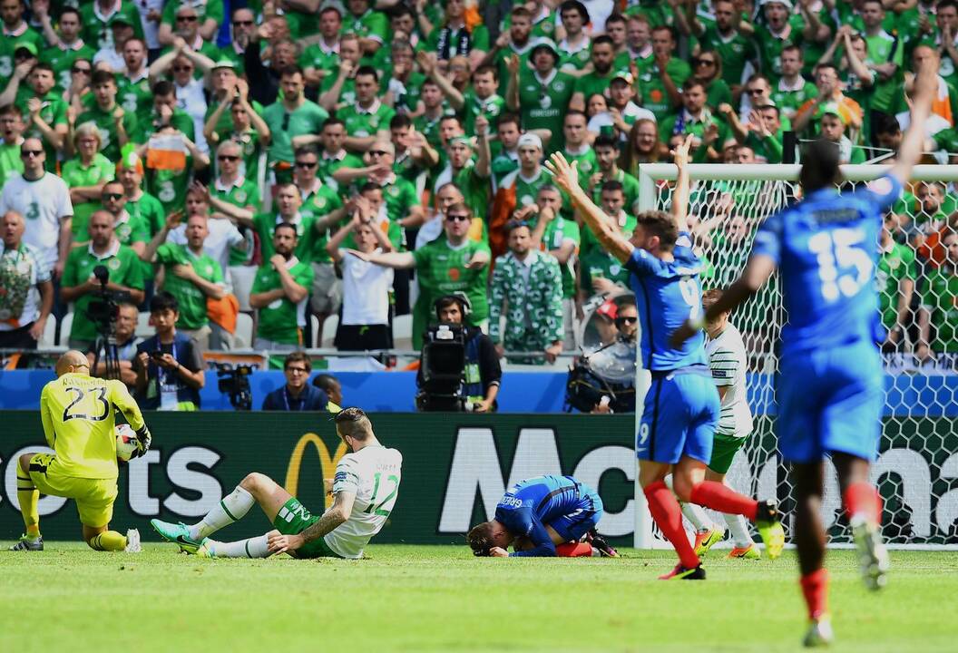 Euro 2016: Prancūzija – Airija 2:1