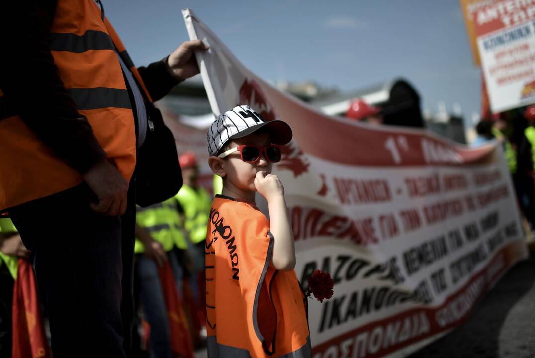 Tarptautinės darbo dienos protestai pasaulyje