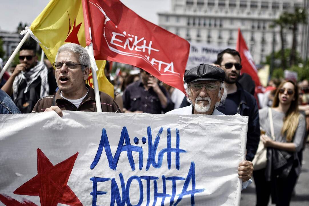 Tarptautinės darbo dienos protestai pasaulyje