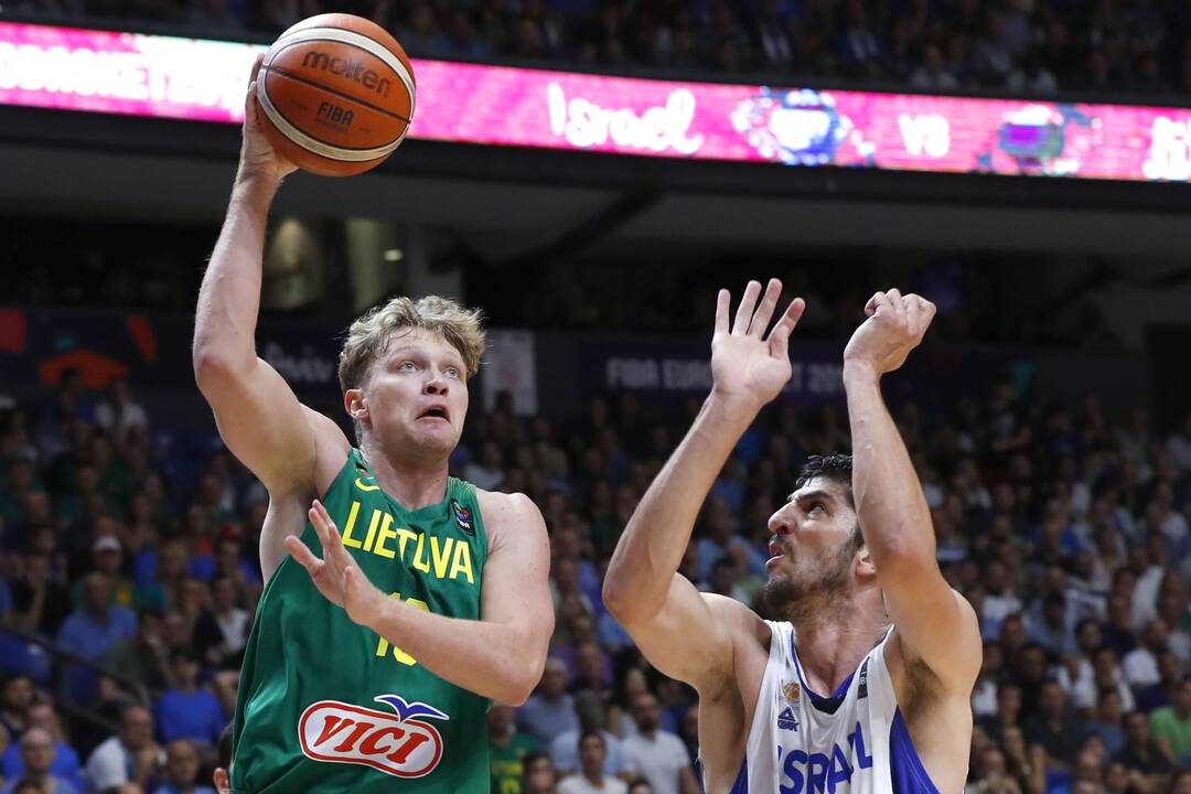 Europos krepšinio čempionatas: Lietuva - Izraelis 88:73