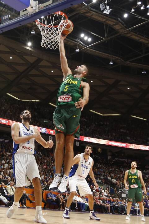 Europos krepšinio čempionatas: Lietuva - Izraelis 88:73