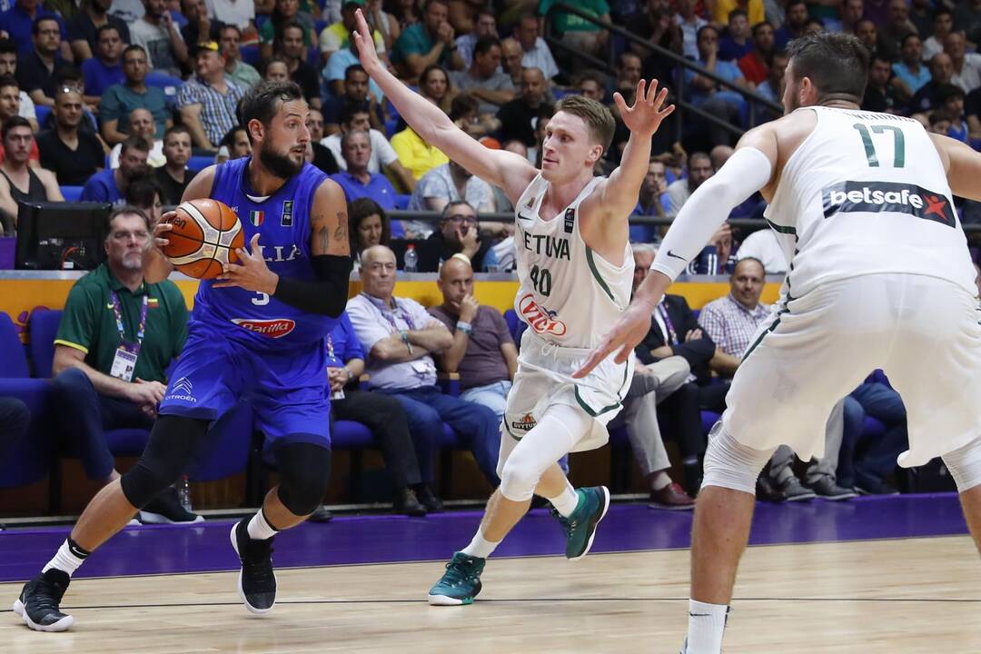 Europos krepšinio čempionatas: Lietuva - Italija 78:73