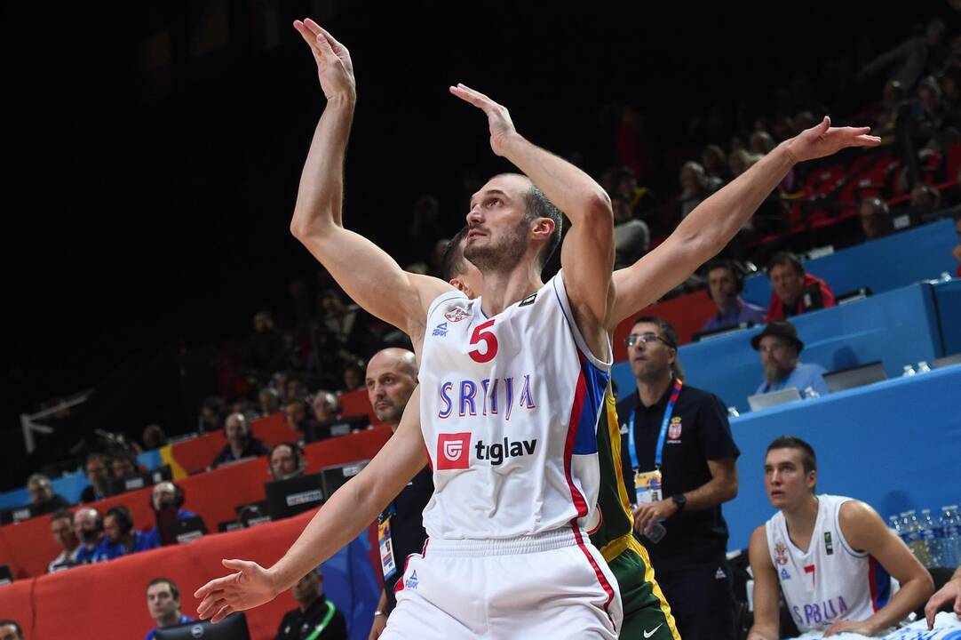 Europos čempionato pusfinalis: Lietuva - Serbija 67:64