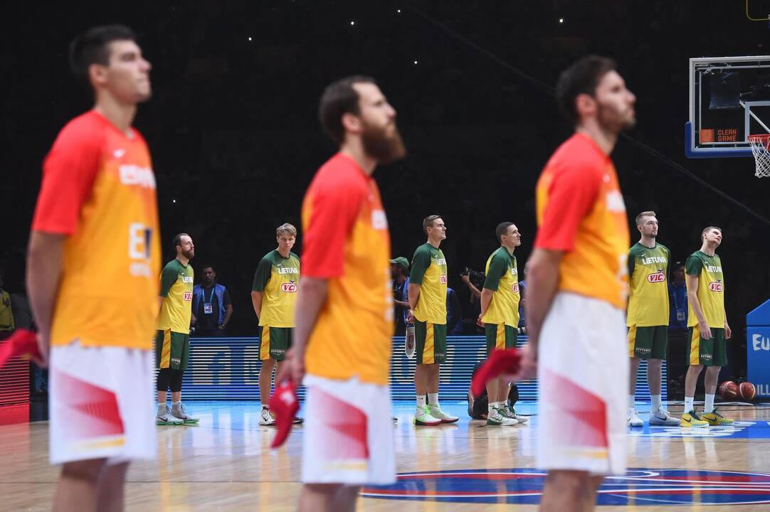 Europos čempionato finalas: Lietuva - Ispanija 63:80