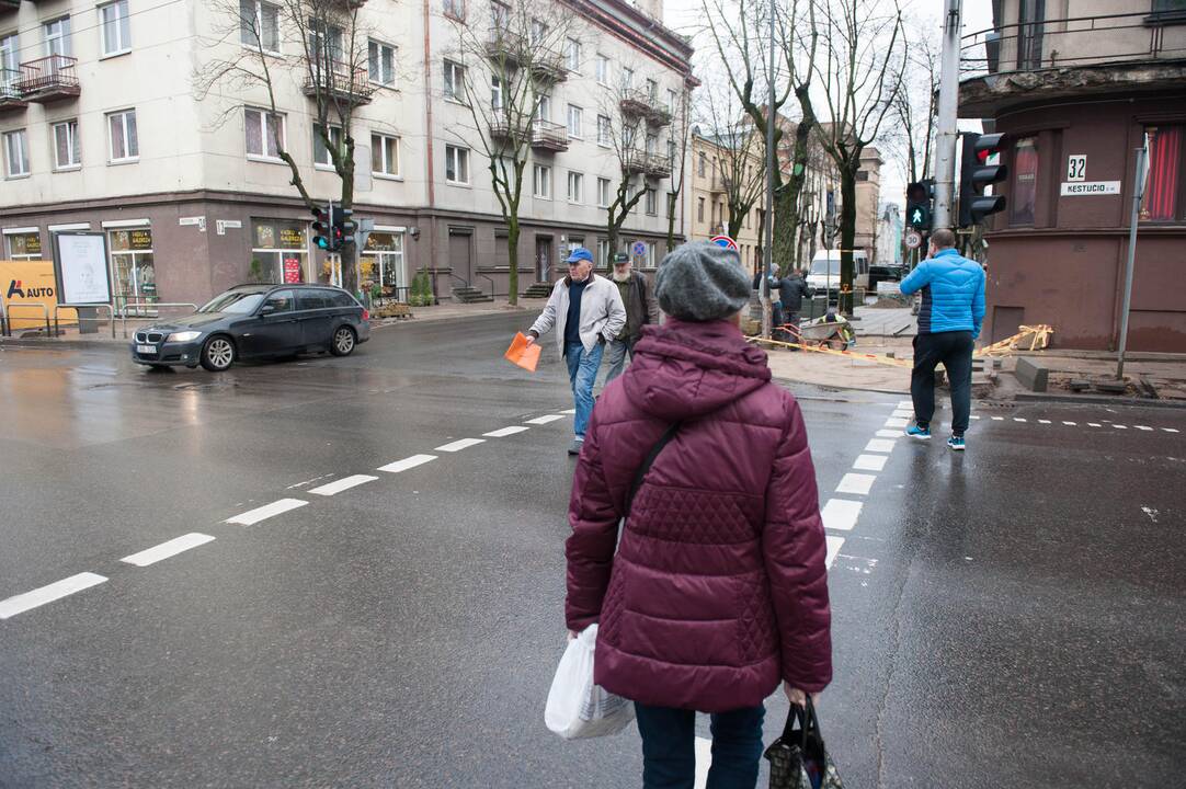 Atnaujintas eismas A. Mickevičiaus gatvėje