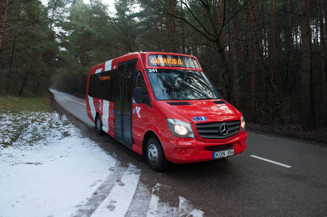 Šventinė dovana kauniečiams – nauji mikroautobusai