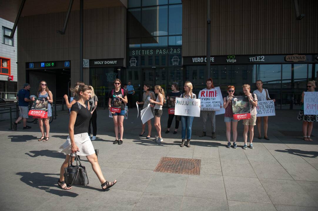 Vištų gynėjų protestas Kaune